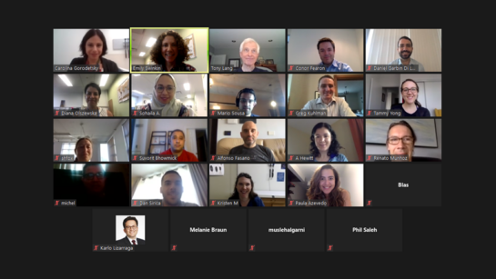 Movement Disorders Group Photo - meeting over zoom