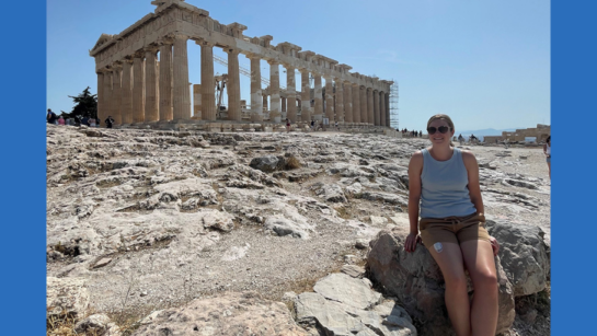 Michelle Jones went to Greece confident in her diabetes management.