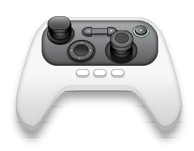 A video game controller.