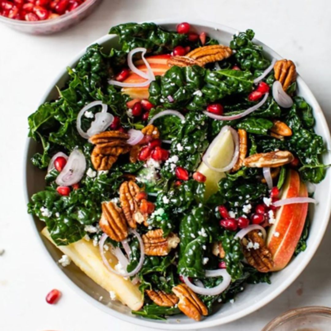 Winter kale salad