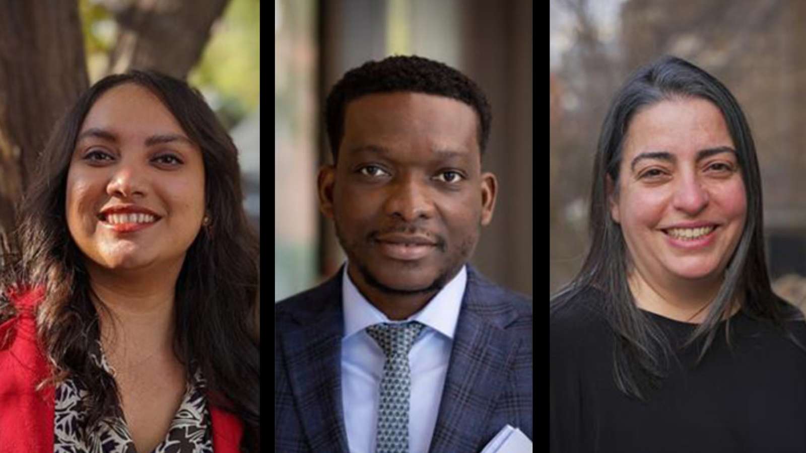 ​Members of the research team include, (L to R), Drs. Shreya Dhume and Kayode Balogun, who are co-first authors of the study, and Dr. Lena Serghides, who is senior author. (Photo: UHN Research Communications)