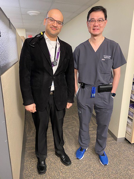 Drs. Asad Merchant and Christopher Chan