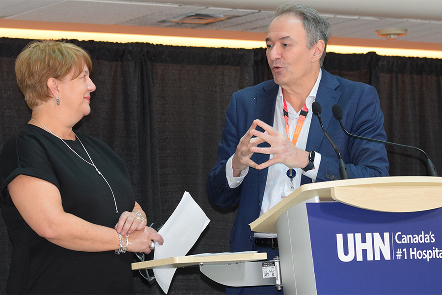 Dr. Kevin Smith and Pam Hubley at Nursing Week 2025